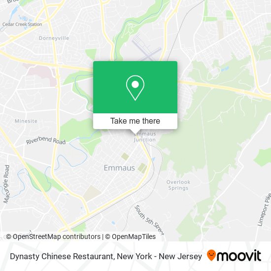 Dynasty Chinese Restaurant map
