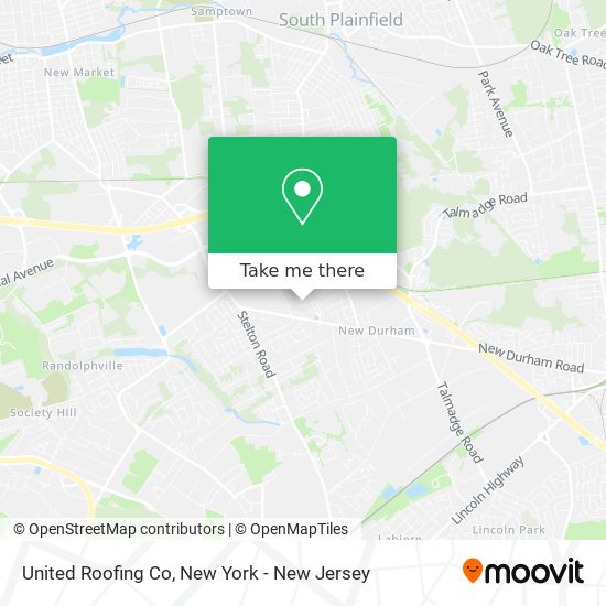 Mapa de United Roofing Co