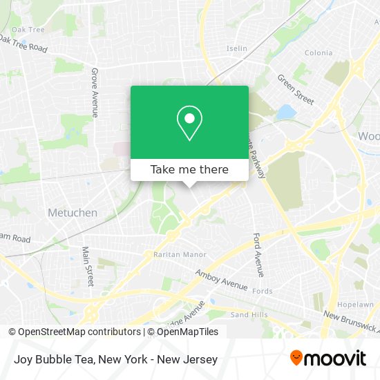 Joy Bubble Tea map