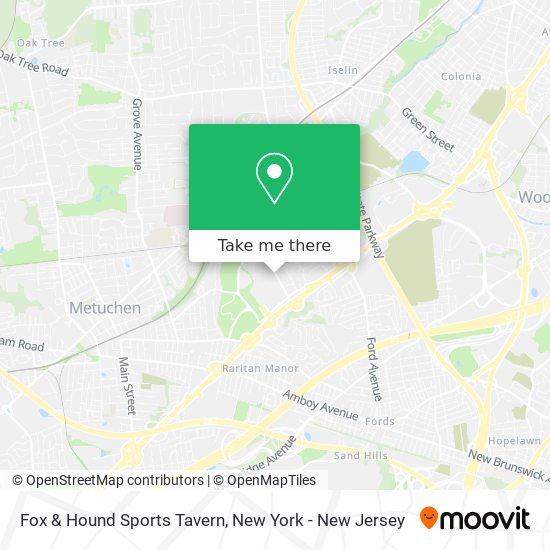 Fox & Hound Sports Tavern map