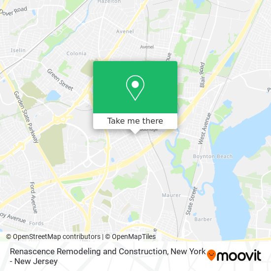 Renascence Remodeling and Construction map