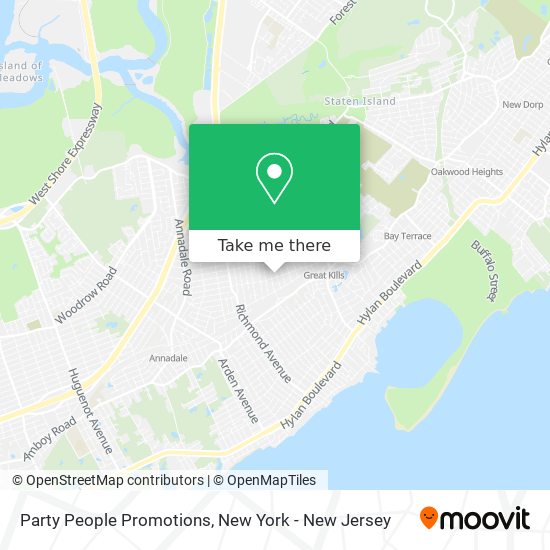 Party People Promotions map