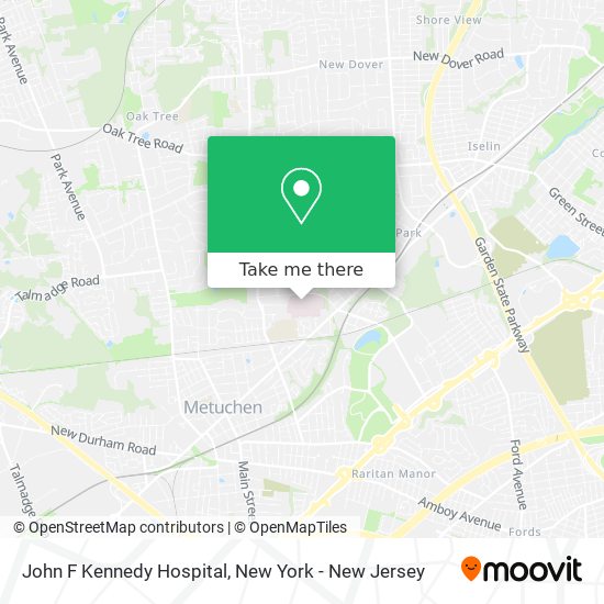 John F Kennedy Hospital map