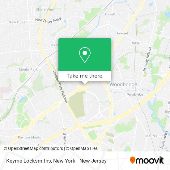 Keyme Locksmiths map