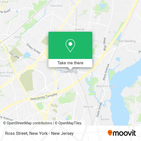 Ross Street map
