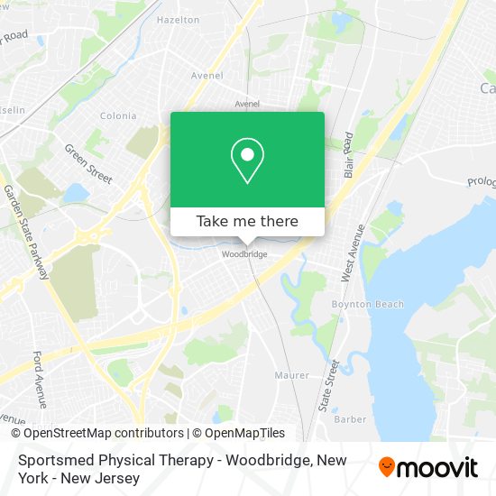 Sportsmed Physical Therapy - Woodbridge map