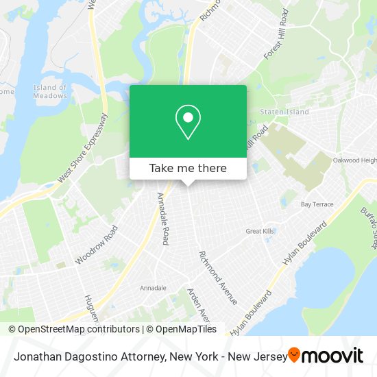 Jonathan Dagostino Attorney map