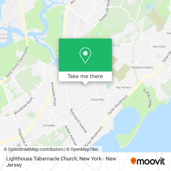 Mapa de Lighthouse Tabernacle Church