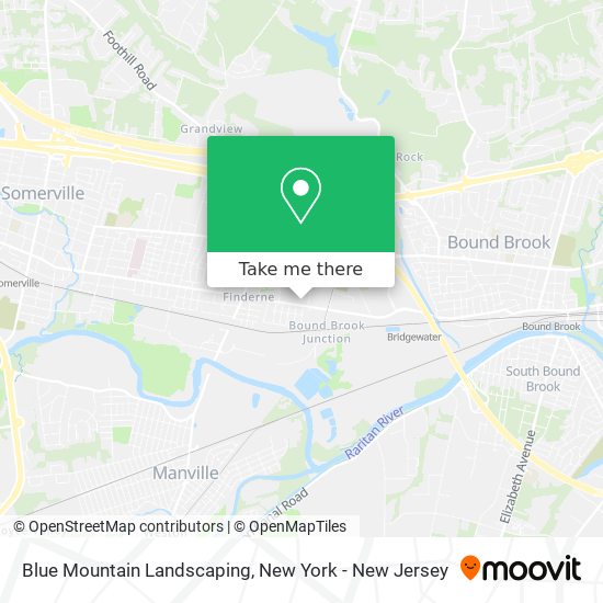 Blue Mountain Landscaping map