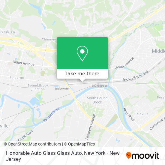 Mapa de Honorable Auto Glass Glass Auto