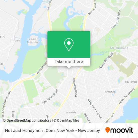 Not Just Handymen . Com map