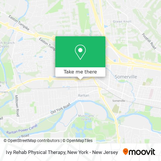 Ivy Rehab Physical Therapy map