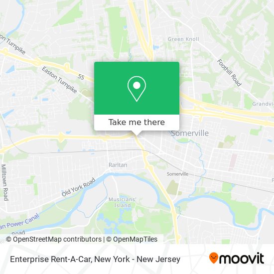 Enterprise Rent-A-Car map