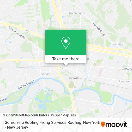 Somerville Roofing Fixing Services Roofing map