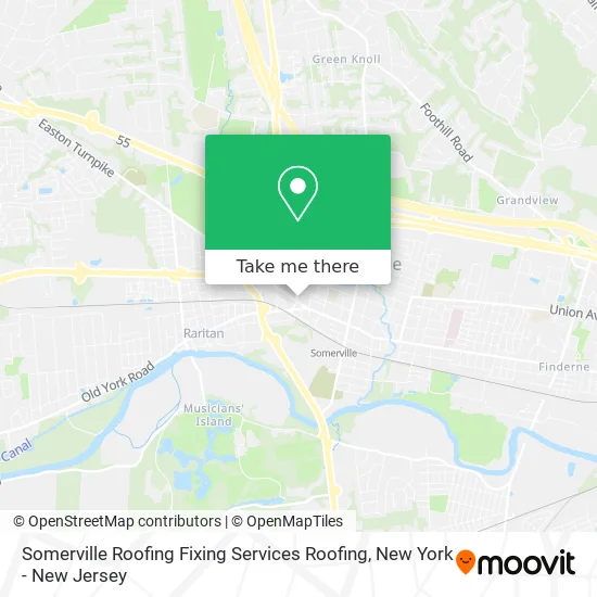 Somerville Roofing Fixing Services Roofing map