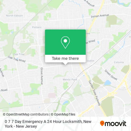 0 7 7 Day Emergency A 24 Hour Locksmith map