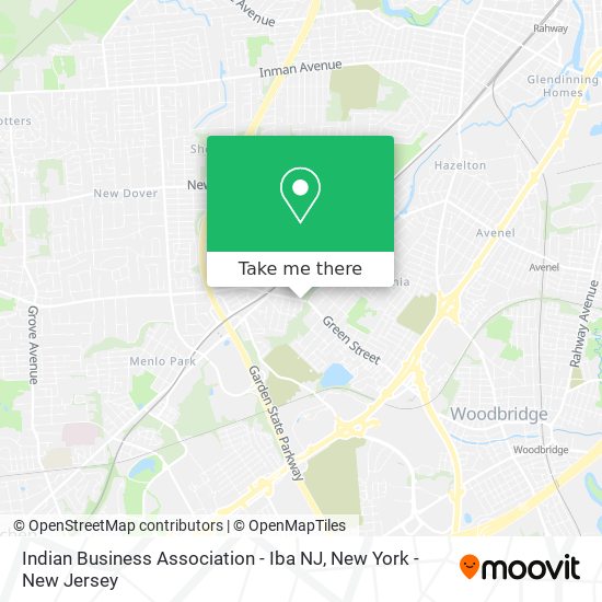 Indian Business Association - Iba NJ map