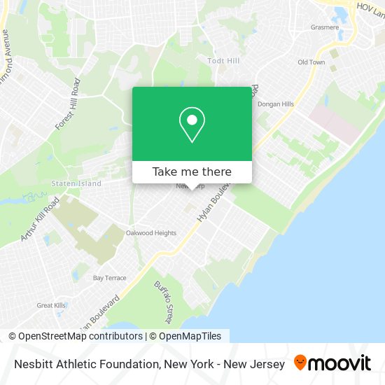 Mapa de Nesbitt Athletic Foundation