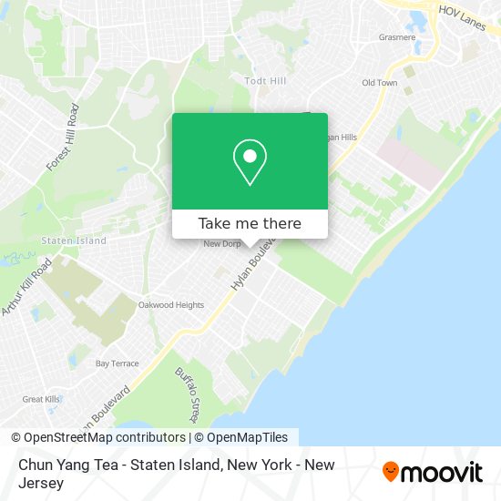 Mapa de Chun Yang Tea - Staten Island