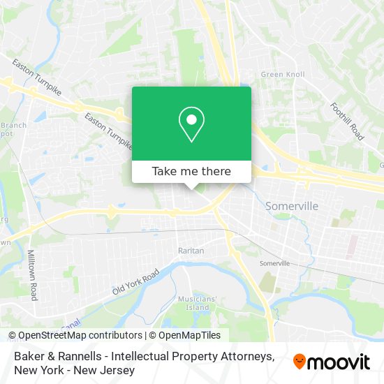 Mapa de Baker & Rannells - Intellectual Property Attorneys