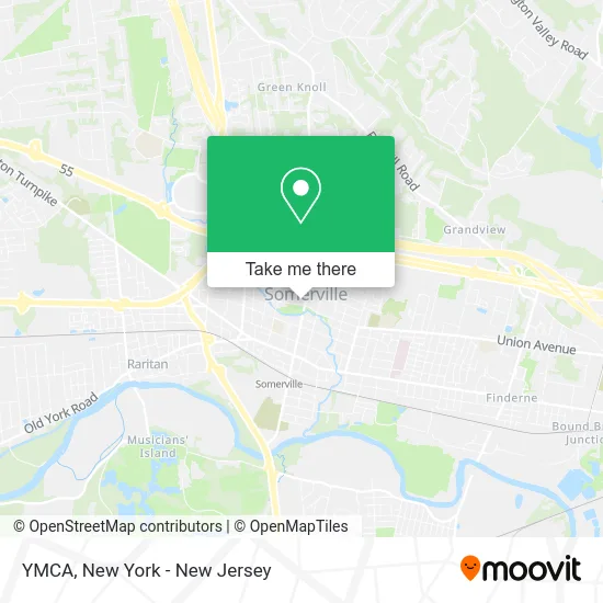 YMCA map
