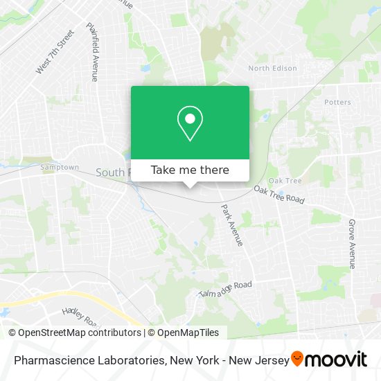 Mapa de Pharmascience Laboratories