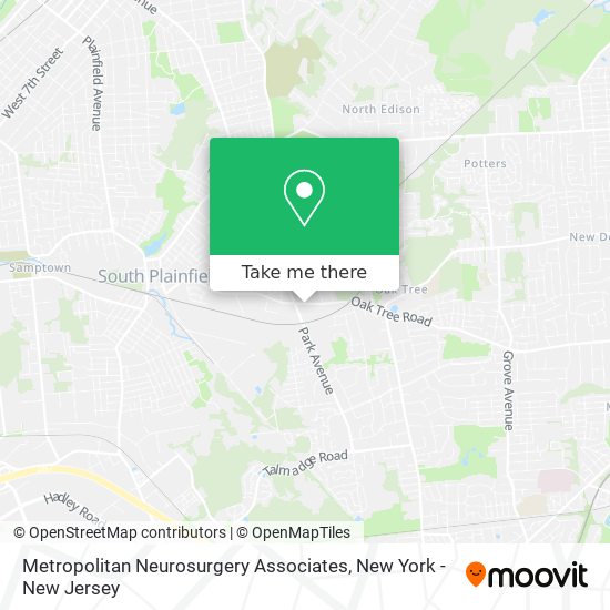 Metropolitan Neurosurgery Associates map