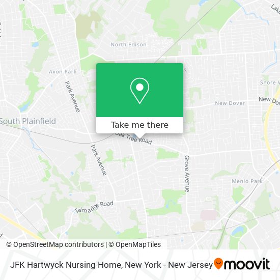 Mapa de JFK Hartwyck Nursing Home