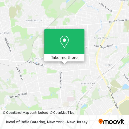 Jewel of India Catering map