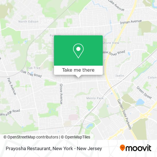 Mapa de Prayosha Restaurant