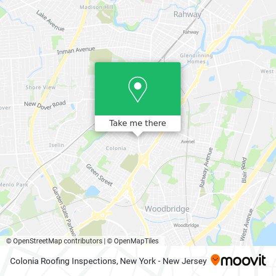 Mapa de Colonia Roofing Inspections