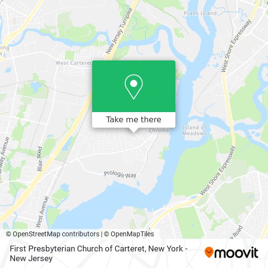 Mapa de First Presbyterian Church of Carteret