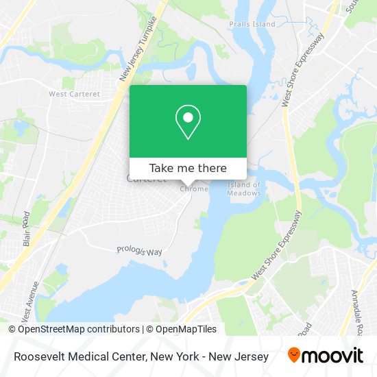 Mapa de Roosevelt Medical Center