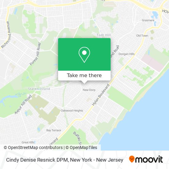 Cindy Denise Resnick DPM map