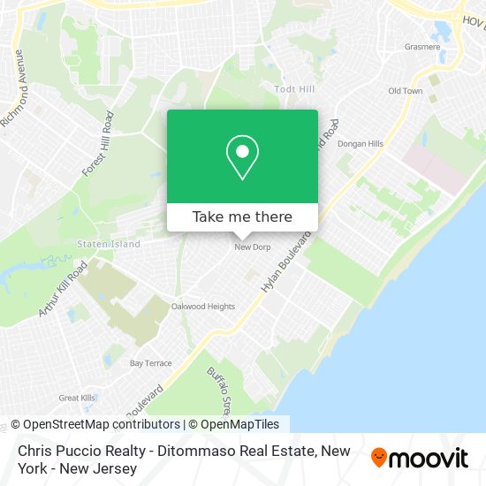 Mapa de Chris Puccio Realty - Ditommaso Real Estate