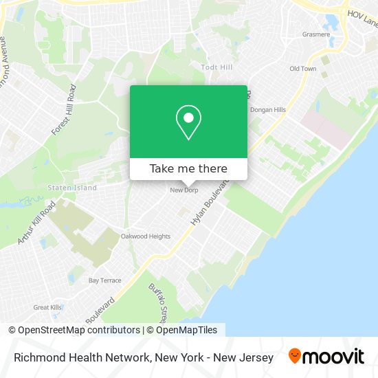 Mapa de Richmond Health Network