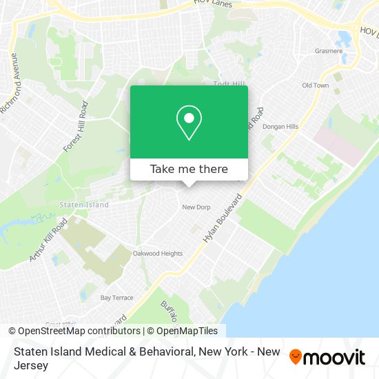 Mapa de Staten Island Medical & Behavioral