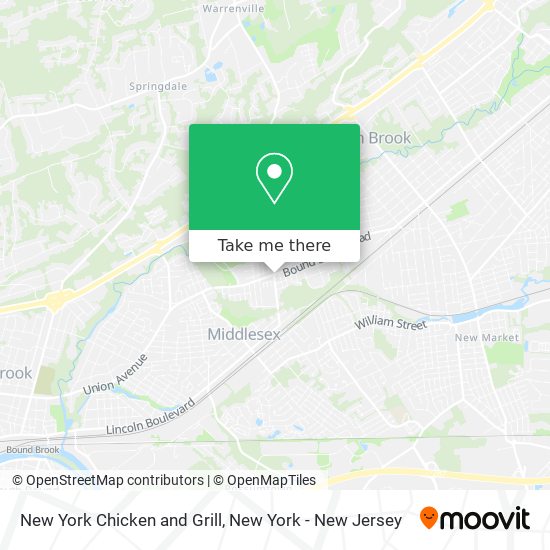 Mapa de New York Chicken and Grill