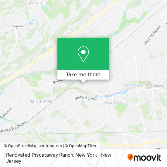 Renovated Piscataway Ranch map