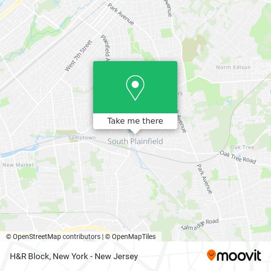 H&R Block map