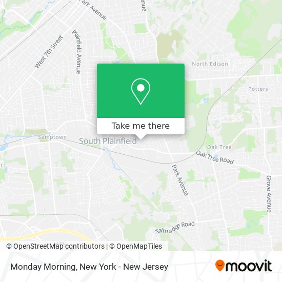 Monday Morning map