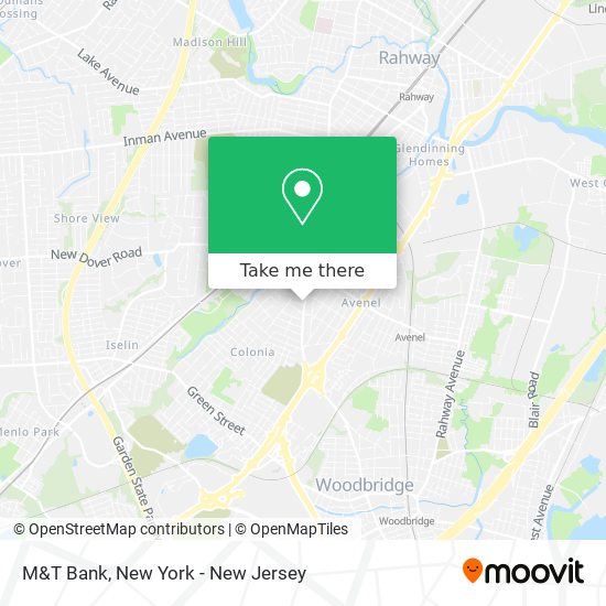 M&T Bank map