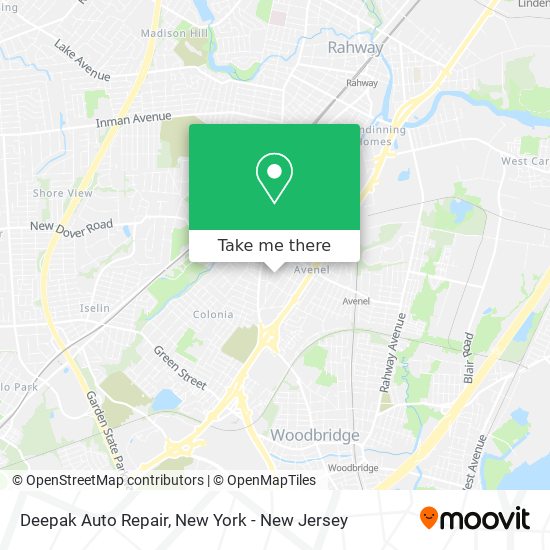 Deepak Auto Repair map