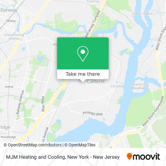 Mapa de MJM Heating and Cooling