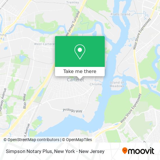 Simpson Notary Plus map