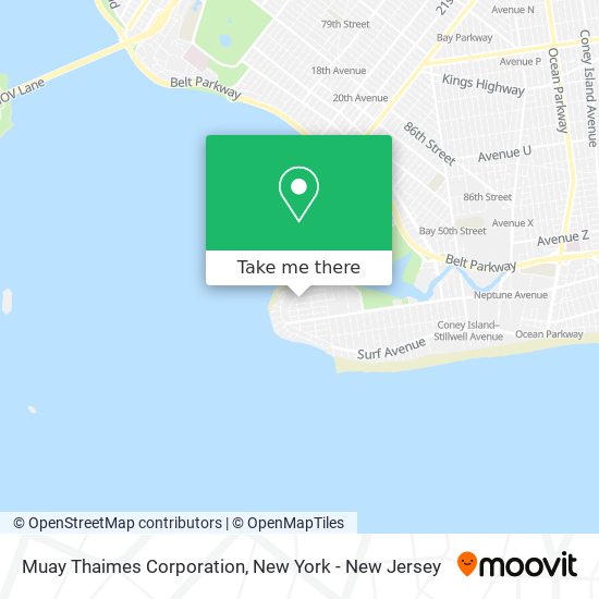 Mapa de Muay Thaimes Corporation