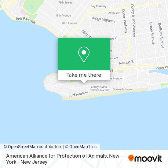 American Alliance for Protection of Animals map