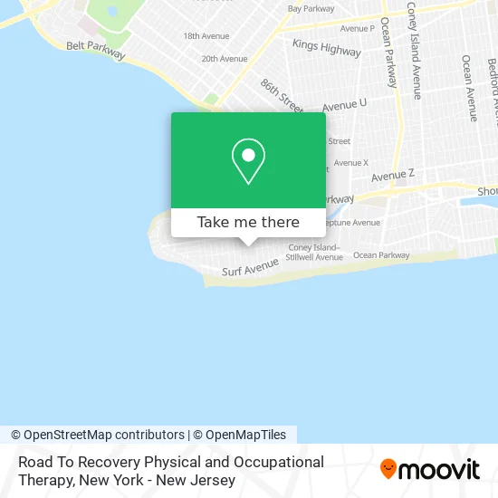 Road To Recovery Physical and Occupational Therapy map