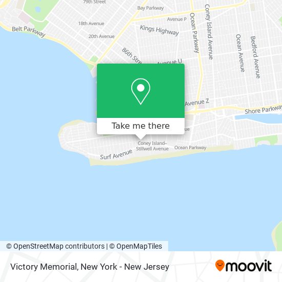 Victory Memorial map