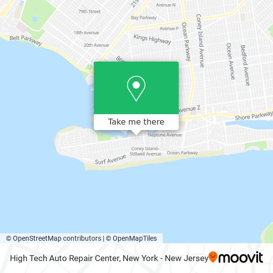Mapa de High Tech Auto Repair Center